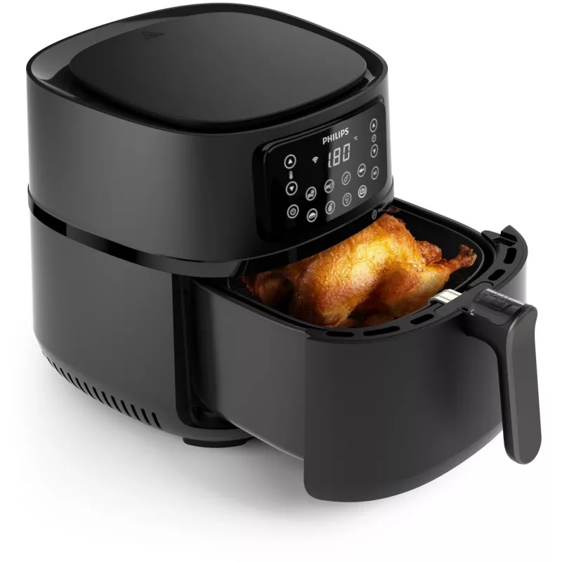 Philips 5000 serijos Airfryer HD9285/90 XXL Connected, Karšto oro gruzdintuvė, 7.2 L, 1.4 kg, Rapid Air, 40 °C, 200 °C