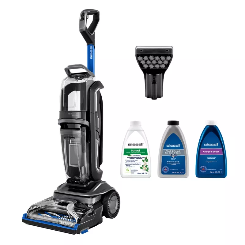 Bissell Revolution HydroSteam carpet cleaning machine Walk-behind Deep Juoda, Blue, Titanium