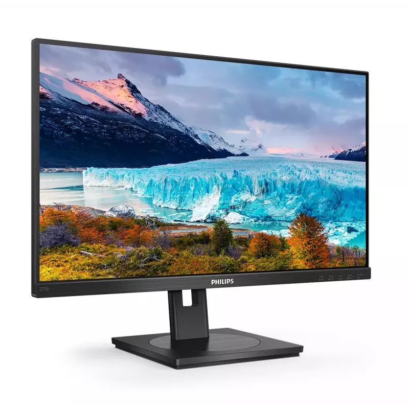 Philips S Line 275S1AE/00 kompiuterio monitorius 68,6 cm (27 colių) 2560 x 1440 pikselių 2K Ultra HD LCD juodas