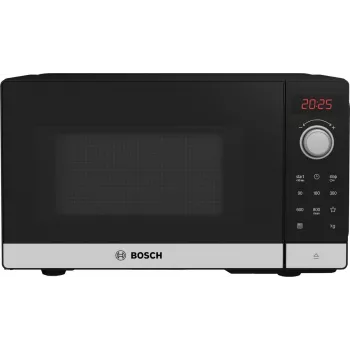 Bosch Serie 2 FFL023MS2 mikrobangų krosnelė Juoda, Nerūdijantis plienas Solo mikrobangų krosnelė Pastatoma 20 L 800 W