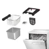 Tefal Clear Duo FR600D viena 0,65 L atskirai stovinti 2000 W gruzdintuvė juoda, nerūdijantis plienas