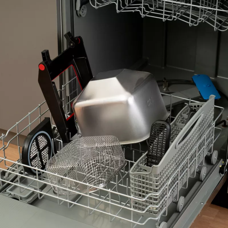 Tefal Clear Duo FR600D viena 0,65 L atskirai stovinti 2000 W gruzdintuvė juoda, nerūdijantis plienas