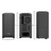 PC korpusas be quiet! Silent Base 601 Midi Tower juodas