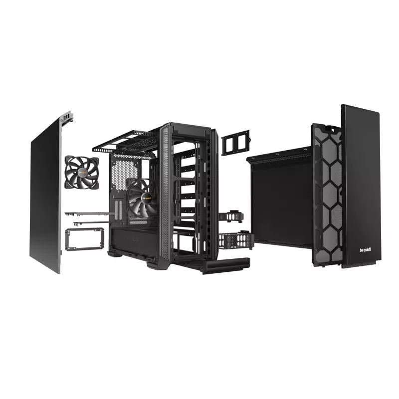 PC korpusas be quiet! Silent Base 601 Midi Tower juodas