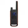 Dvipusis radijas Motorola Talkabout T82, 16 kan., 500 mW, iki 10 km nuotolis, NiMH įkraunamas, micro-USB, LED ekranas