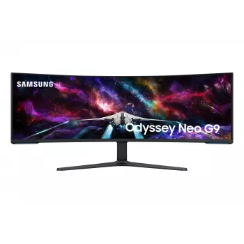 Samsung G95NC kompiuterio monitorius 144.8 cm (57 coliai) 7680 x 2160 pikseliai Dual UHD LED juodas, baltas