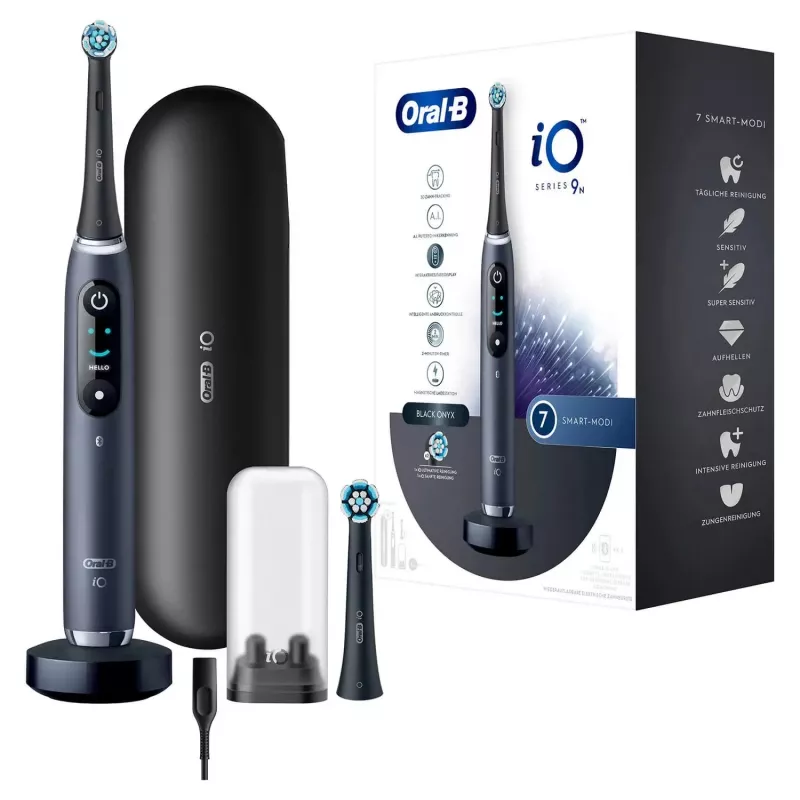 Oral-B iO Series 9N Suaugusiems Vibracinis elektrinis dantų šepetėlis Juodas