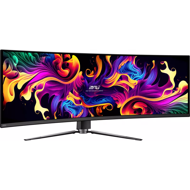 MSI MPG 491CQP QD-OLED kompiuterio monitorius 124,5 cm (49 col.) 5120 x 1440 pikselių DQHD juodas