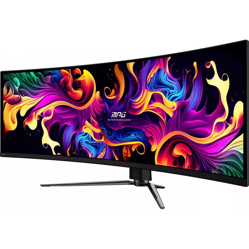 MSI MPG 491CQP QD-OLED kompiuterio monitorius 124,5 cm (49 col.) 5120 x 1440 pikselių DQHD juodas