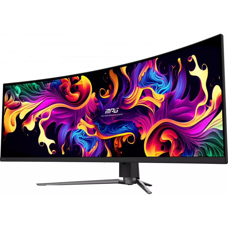 MSI MPG 491CQP QD-OLED kompiuterio monitorius 124,5 cm (49 col.) 5120 x 1440 pikselių DQHD juodas