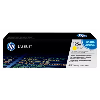HP 125A geltona originali LaserJet tonerio kasete, 1400 psl., 1 vnt.