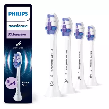 Philips Sensitive HX6054/87 4 vnt. šepetėlių galvučių rinkinys