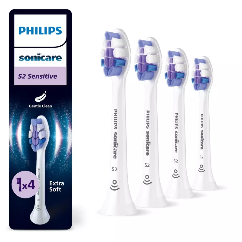 Philips Sensitive HX6054/87 4 vnt. šepetėlių galvučių rinkinys