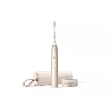 Philips Sonicare DiamondClean Prestige 9900 serijos DiamondClean Prestige HX9992/11 Sonic elektrinis dantų šepetėlis su SenseIQ - šampaninės spalvos