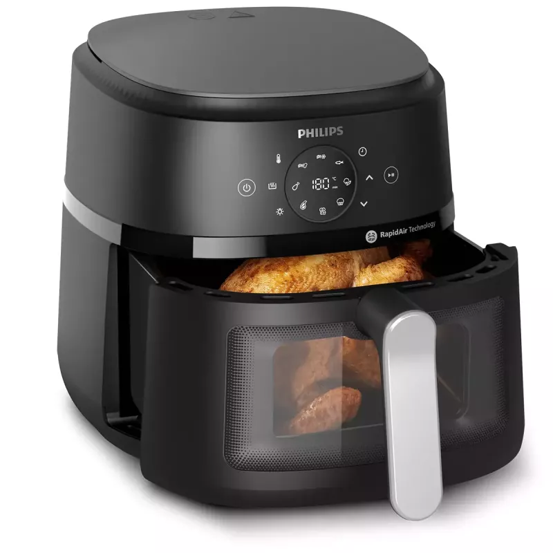Oro gruzdintuvė Philips NA231/00 2000 serija — 6,2 L, 1700 W, 13 programų, Rapid Air mažo riebumo technologija