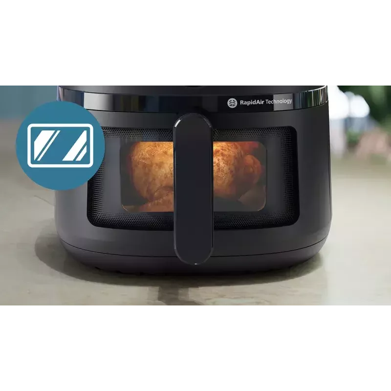 Oro gruzdintuvė Philips NA231/00 2000 serija — 6,2 L, 1700 W, 13 programų, Rapid Air mažo riebumo technologija