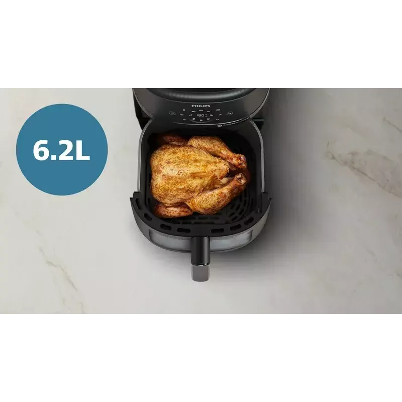 Oro gruzdintuvė Philips NA231/00 2000 serija — 6,2 L, 1700 W, 13 programų, Rapid Air mažo riebumo technologija