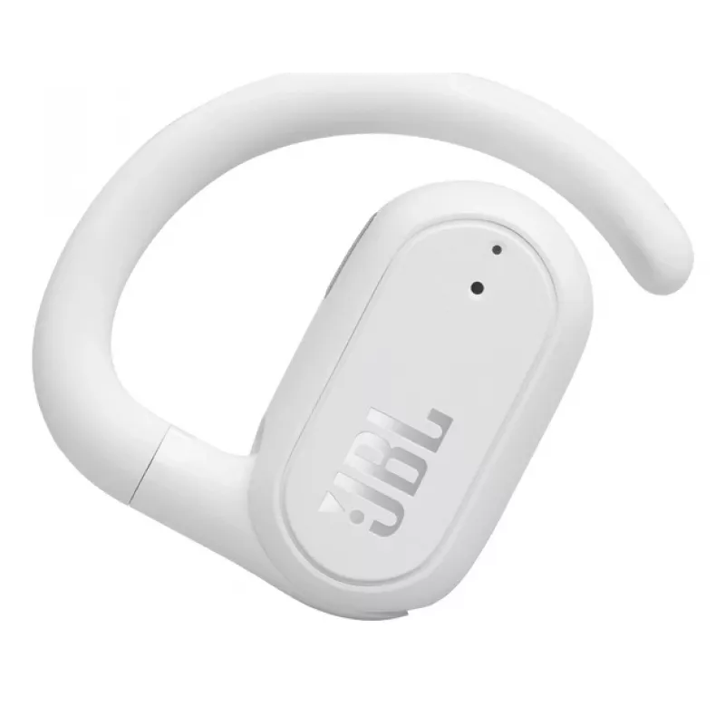 JBL Soundgear Sense ausinės, tikras belaidis stereo (TWS), ausų kabliukai, skambučiai/muzika, USB Type-C, Bluetooth, balta