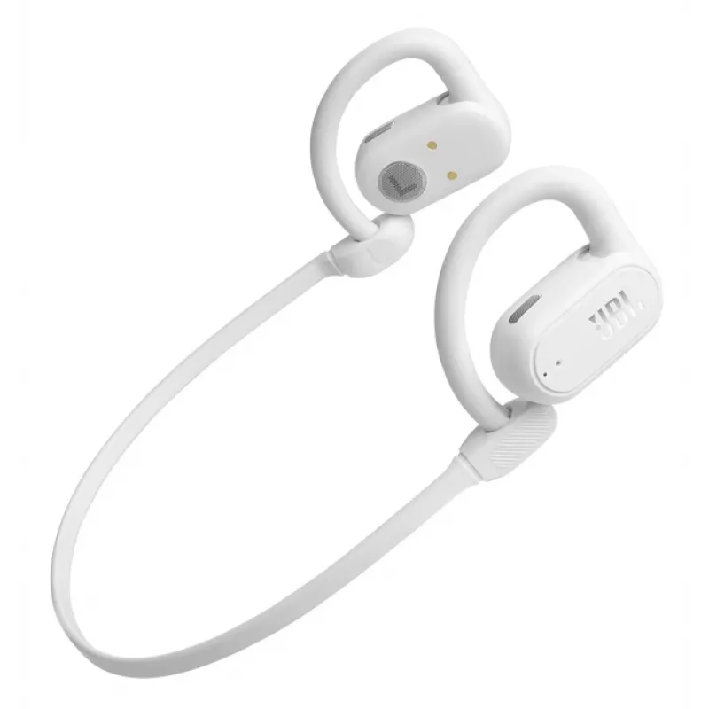 JBL Soundgear Sense ausinės, tikras belaidis stereo (TWS), ausų kabliukai, skambučiai/muzika, USB Type-C, Bluetooth, balta
