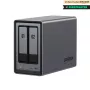 Ugreen NASync DXP2800 NAS sistema 2 diskų kompaktiška Intel® N N100 8 GB DDR5 0 TB UGOS Pro juoda