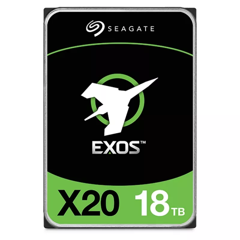 Seagate Enterprise Exos X20 vidinis kietasis diskas 18 TB 7200 RPM 3,5 colio Serial ATA III