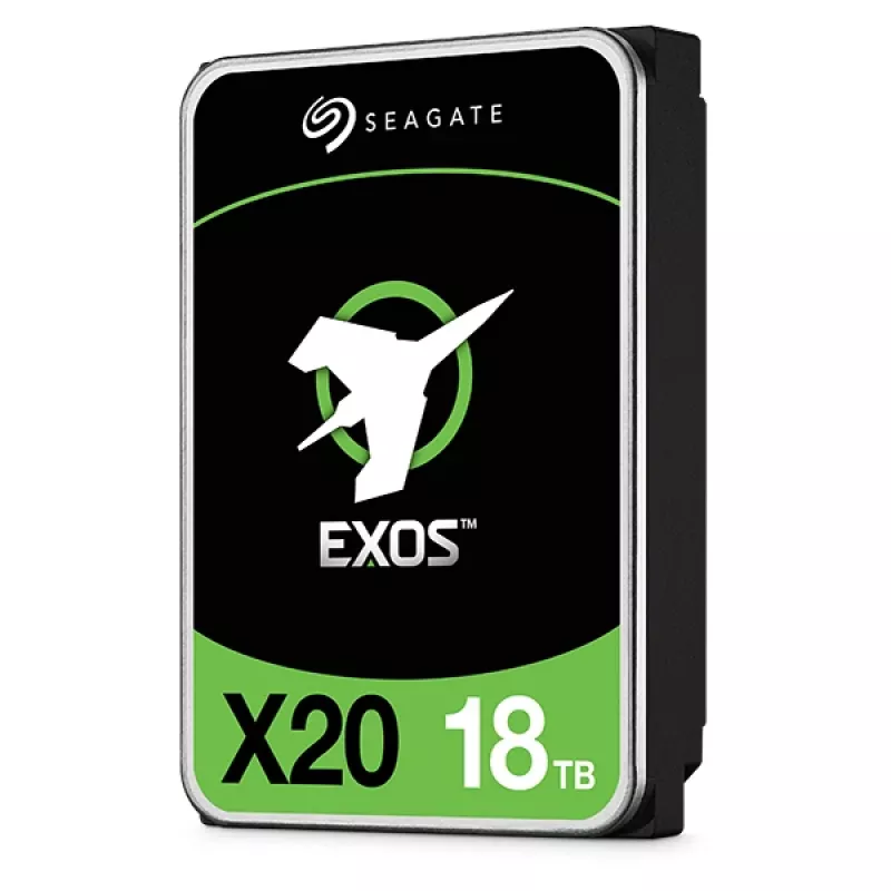 Seagate Enterprise Exos X20 vidinis kietasis diskas 18 TB 7200 RPM 3,5 colio Serial ATA III