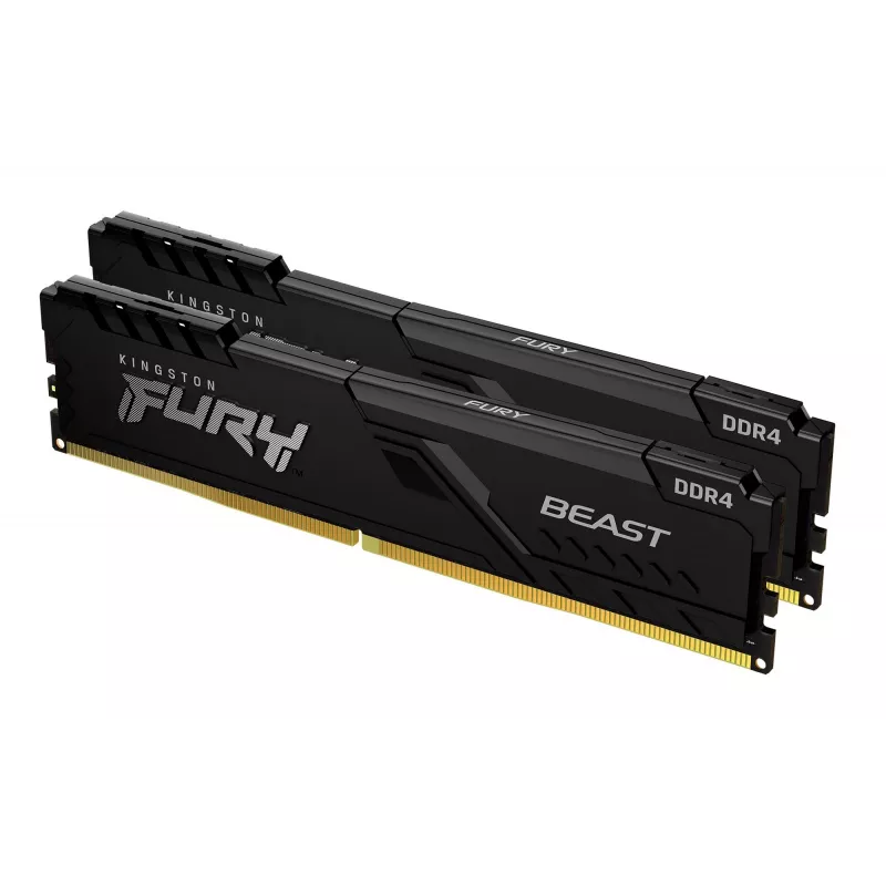 Kingston Technology FURY Beast 16GB 3600MT/s DDR4 CL17 DIMM (2 vnt. rinkinys) juoda