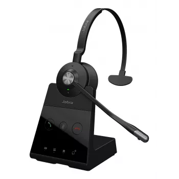 Jabra Engage 65 SE - Mono, EMEA, belaidis, biuras/skambučių centras, 40–16000 Hz, 57 g, ausinės, juodos