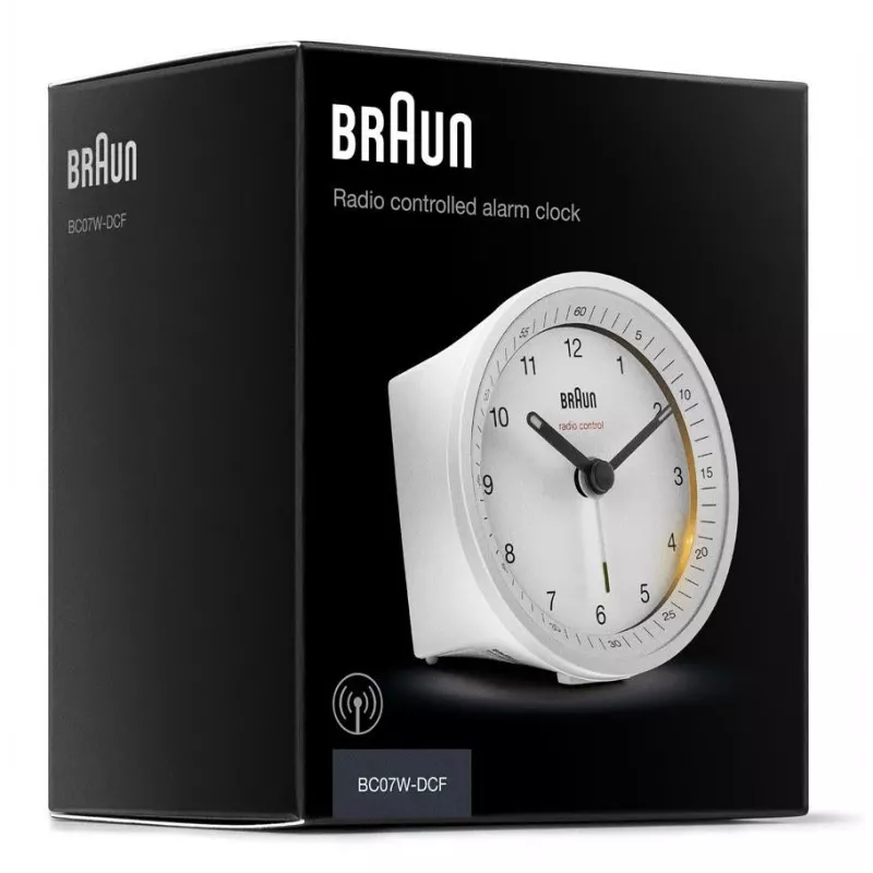 Braun BC07W-DCF kvarcinis žadintuvas baltas