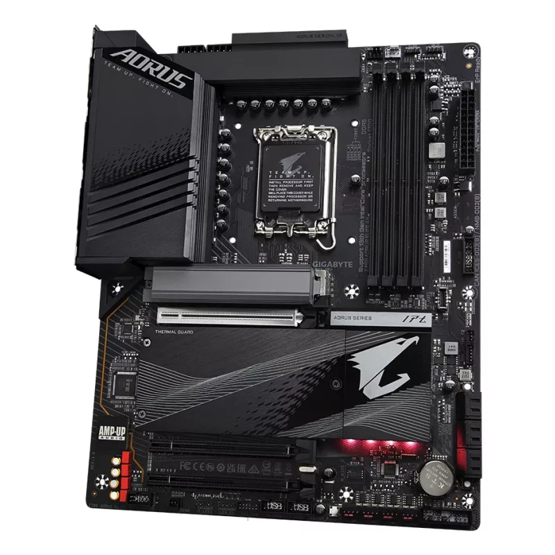 GIGABYTE Z790 AORUS ELITE AX pagrindinė plokštė – palaiko Intel Core 14 kartos procesorius, 16*+2+1 fazių skaitmeninis VRM, iki 7600 MHz DDR5 (OC), 4xPCIe 4.0 M.2, Wi-Fi 6E, 2,5 GbE LAN, USB 3.2 Gen 2x2