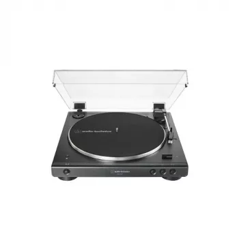AUDIO-TECHNICA Lp60xbt visiškai automatinis Bluetooth stereofoninis patefonas – juodos spalvos