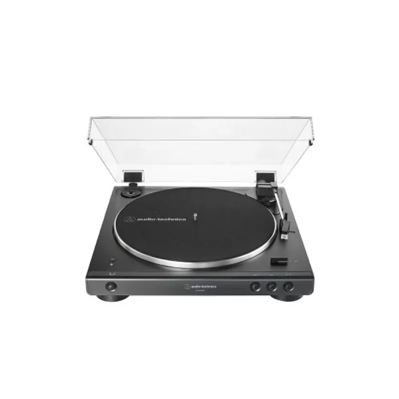 AUDIO-TECHNICA Lp60xbt visiškai automatinis Bluetooth stereofoninis patefonas – juodos spalvos