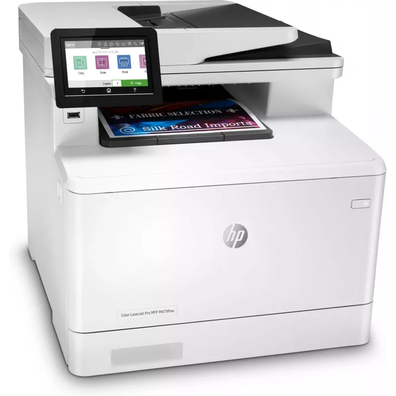 HP Color LaserJet Pro MFP M479fnw, spausdinti, kopijuoti, skenuoti, faksuoti, el. paštas, Skenavimas į el. paštą/PDF; 50 lapų nekreipiamas ADF