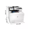 HP Color LaserJet Pro MFP M479fnw, spausdinti, kopijuoti, skenuoti, faksuoti, el. paštas, Skenavimas į el. paštą/PDF; 50 lapų nekreipiamas ADF