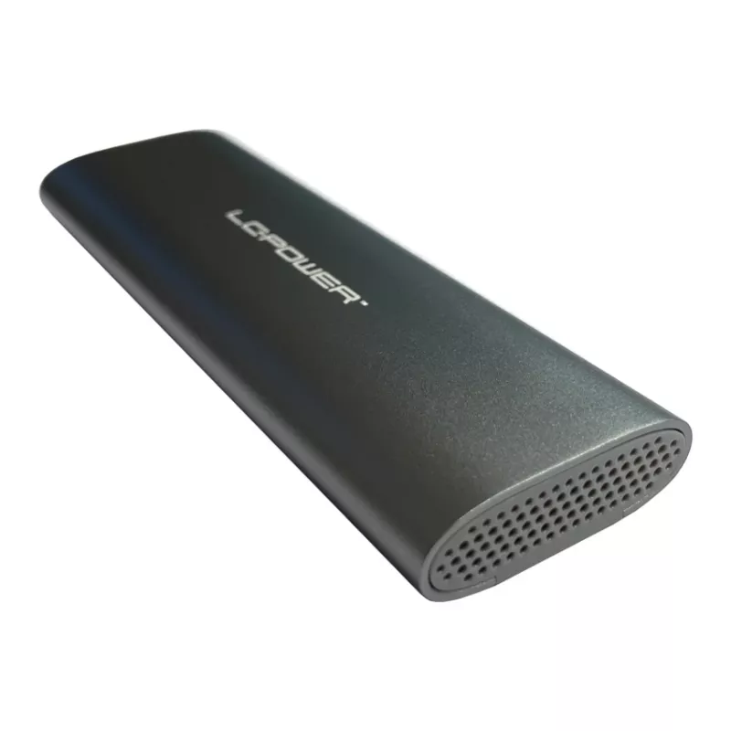LC-POWER M.2 SSD dėklas (NVMe ir SATA), USB 3.2 Gen.2x1, antracito - Lc-m2-c-multi-2