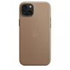 APPLE Apple FineWoven dėklas su MagSafe, skirtas iPhone 15 Plus, Taupe
