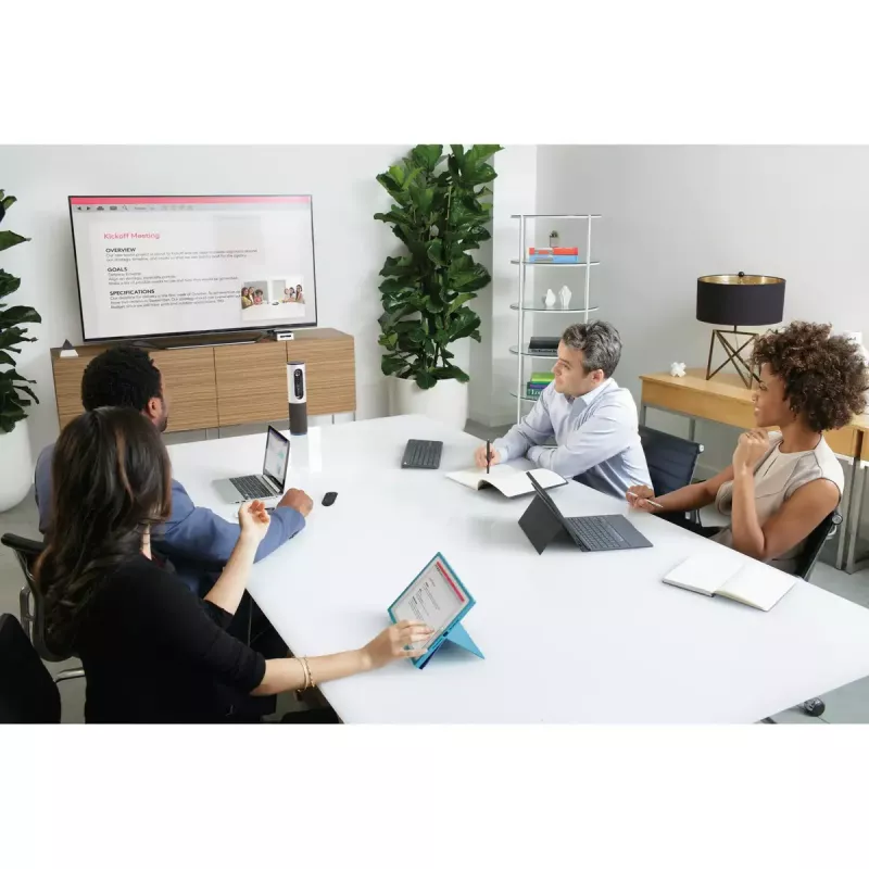 LOGITECH Conferencecam Connect Viskas viename vaizdo konferencijų įranga sidabrinė