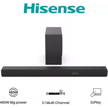 Hisense HS3100 Juoda 3.1 channels 480 W