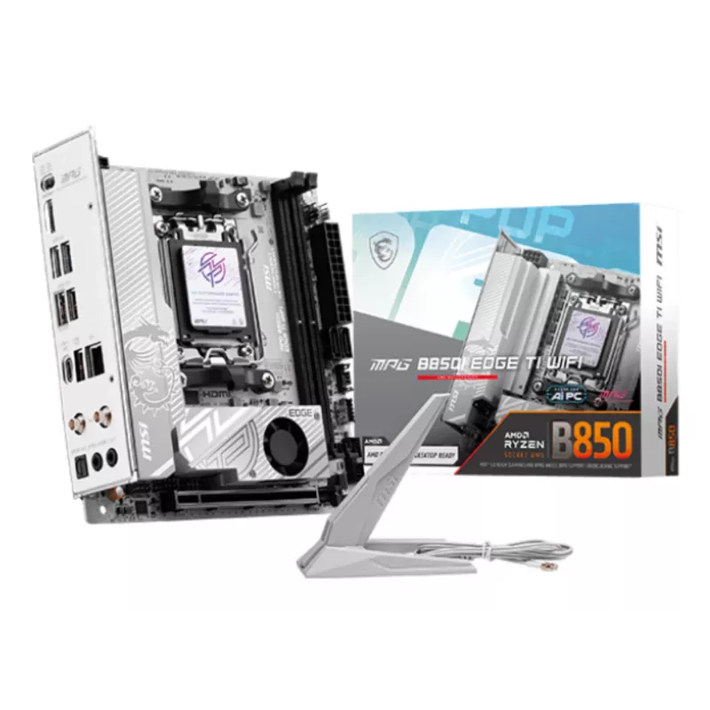MSI B850I EDGE TI WIFI AMD B850 Socket AM5 mini ITX
