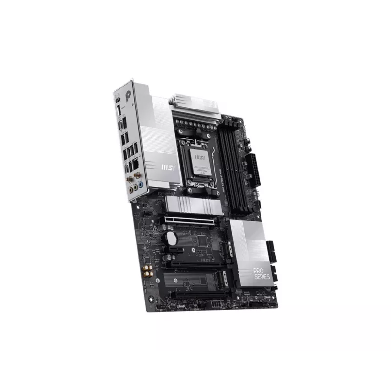 Motininė plokštė MSI PRO X870E-P WIFI ATX — AMD X870E, Socket AM5, DDR5, 4 DIMM, Wi‑Fi 7, 3× M.2, HDMI 2.1