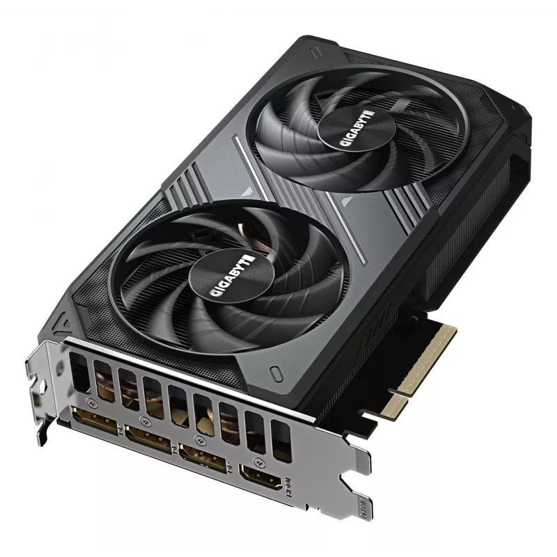 GIGABYTE GeForce RTX 5060 WINDFORCE 8G vaizdo plokštė - 8GB GDDR7, 128bit, PCI-E 5.0, 2497 MHz šerdies taktinis dažnis, 3 x DisplayPort, 1 x HDMI, GV-N5060WF2-8GD