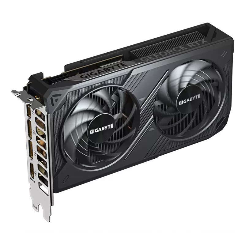 GIGABYTE GeForce RTX 5060 WINDFORCE 8G vaizdo plokštė - 8GB GDDR7, 128bit, PCI-E 5.0, 2497 MHz šerdies taktinis dažnis, 3 x DisplayPort, 1 x HDMI, GV-N5060WF2-8GD