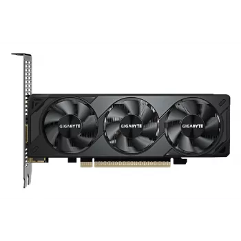 GIGABYTE GeForce RTX 5060 OC Low Profile 8G vaizdo plokštė - 8 GB GDDR7, 128 bitų, PCI-E 5.0, 2512 MHz branduolio dažnis, 3 x DisplayPort, 1 x HDMI, GV-N5060OC-8GL