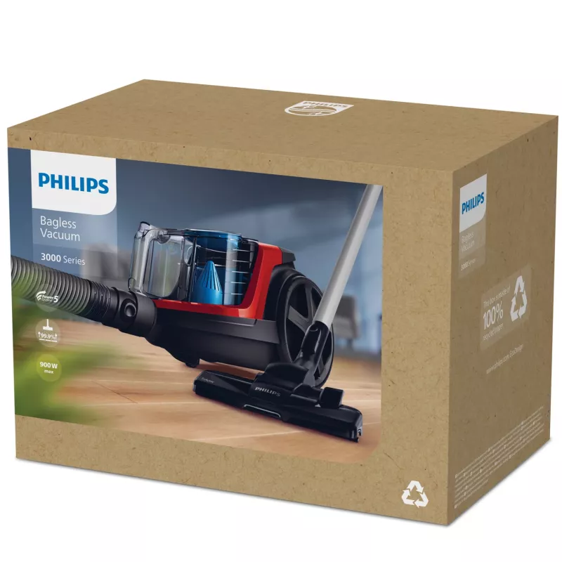 Philips 3000 serijos FC9330/09 dulkių siurblys 1,5 L Cilindrinis sausas 900 W