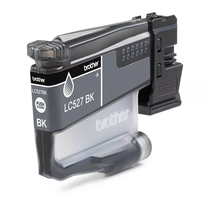 Brother Genuine LC527BK rašalo kasetė - juoda, juoda, pigmentinis rašalas, 1 vnt., 1300 puslapių, vienos pakuotė