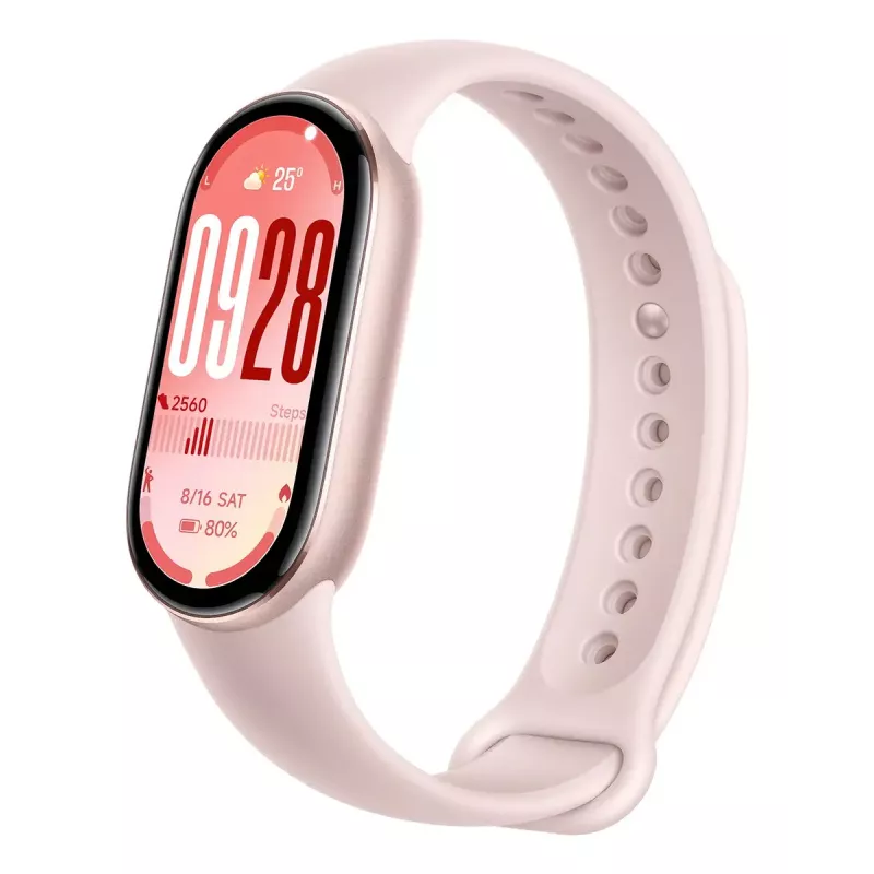 Aktyvumo apyrankė Xiaomi Smart Band 10 – 1,72 colio AMOLED ekranas, rožinė, iki 21 dienos baterijos veikimo