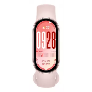 Aktyvumo apyrankė Xiaomi Smart Band 10 – 1,72 colio AMOLED ekranas, rožinė, iki 21 dienos baterijos veikimo