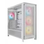 CORSAIR Pc Case - Frame 5000d Rs ArGB High-airflow Mid-tower - White