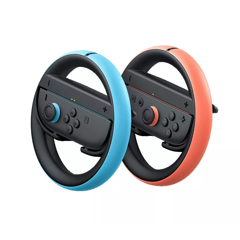 Nintendo Joy-Con 2 Wheel (set of 2), Nintendo Switch 2, Wheel mod, Juoda, Mėlyna, Raudona, Plastikas, Nintendo, Joy-Con 2