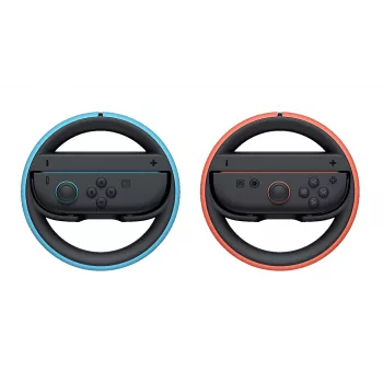 Nintendo Joy-Con 2 Wheel (set of 2), Nintendo Switch 2, Wheel mod, Juoda, Mėlyna, Raudona, Plastikas, Nintendo, Joy-Con 2